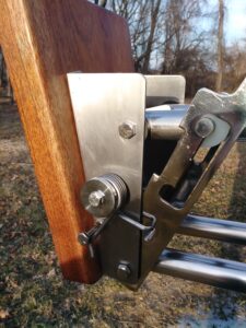 Restored outboard bracket complete