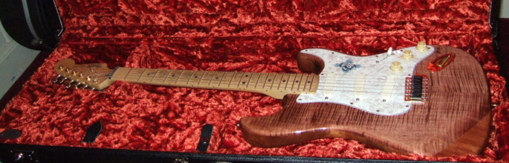 Custom Stratocaster in case